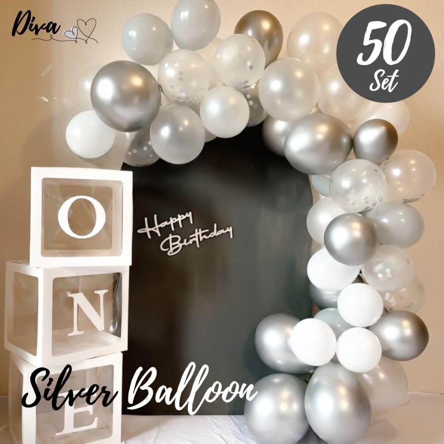 9 5日曜日際 ポイント5倍 限定価格に Silver Balloon 50個セット ３種類の風船 風船 シルバー ゴム風船 誕生日 パーティー イベント スパンコール Slb001a12 Shimi 通販 Yahoo ショッピング