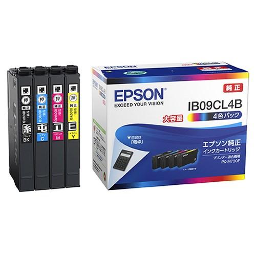 EPSON インクパック 4色パック 大容量 IB09CL4B
