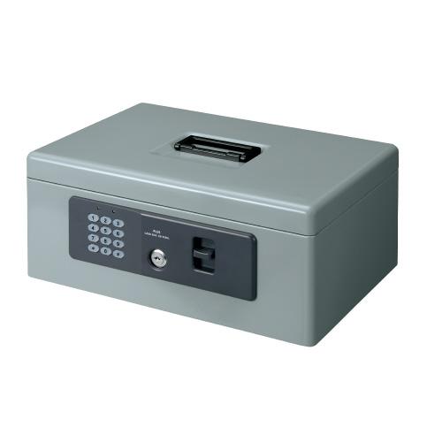 PLUS（プラス） 電子ロック手提金庫 M CB−020HL グレー CB