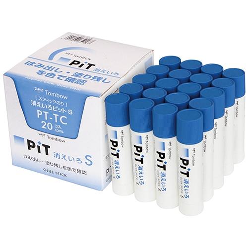 トンボ鉛筆 スティックのり消えいろピット　ＰＴ−ＴＣ　２０個 ＰＴ−ＴＣ の商品画像