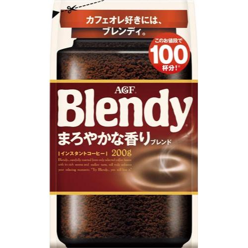 味の素AGF ＃ブレンディ まろやかな香り 袋 インスタントコーヒー 200g