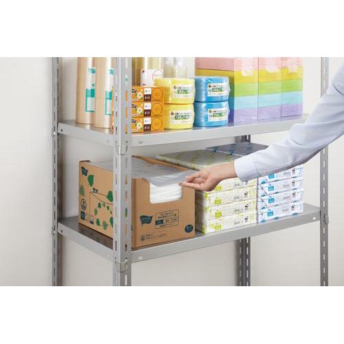 カウネット 再生原料入り増量ゴミ袋 厚口 90L 200枚入 3695-1727 グリーン購入法適応 エコマークの画像