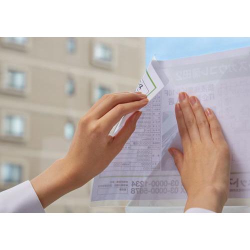 カウネット 貼り付けできるラミネートフィルム 通常粘着 A4サイズ30枚