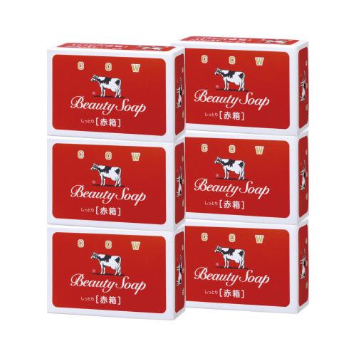 牛乳石鹸 カウブランド 赤箱 6個入 | 北海道小六 牛乳石鹸共進