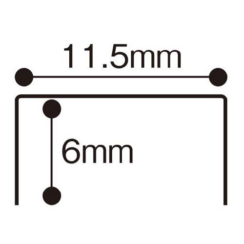 マックス（MAX） ホッチキス針 3号針 1000本入 NO3-1M : ジムエール