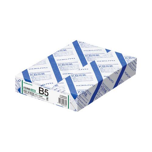 KOKUYO（コクヨ） KOKUYO KB用紙（ホワイト） B5 白色度80％ 500枚 KB