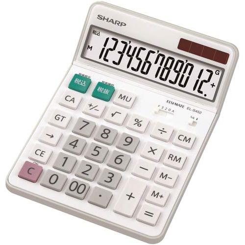 シャープ 大型電卓 EL−S452X 12桁 EL-S452X エコマーク : ジムエール