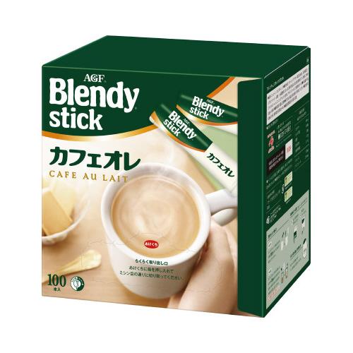 ブレンディスティック10箱 味の素AGF ＃ブレンディスティック カフェオレ 100本 75075 ☆10個