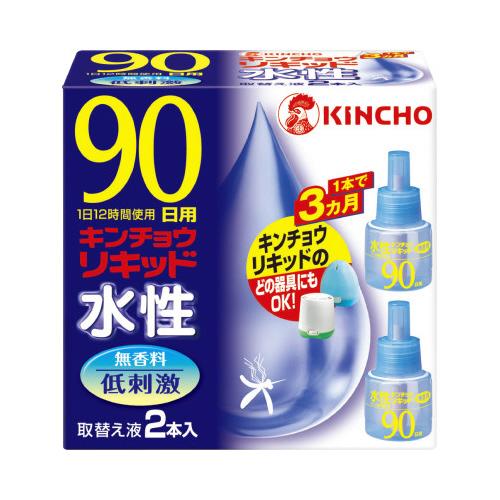 7-26 昭和レトロ 金鳥製薬 河童 キンチョウリキッド 販促用 ビニール 人形 金鳥 水性キンチョウリキッド取替液 45ml 約90日用 2個パック 230996