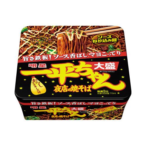 明星食品 ＃一平ちゃん夜店の焼きそば 大盛 12個 419280 : ジムエール