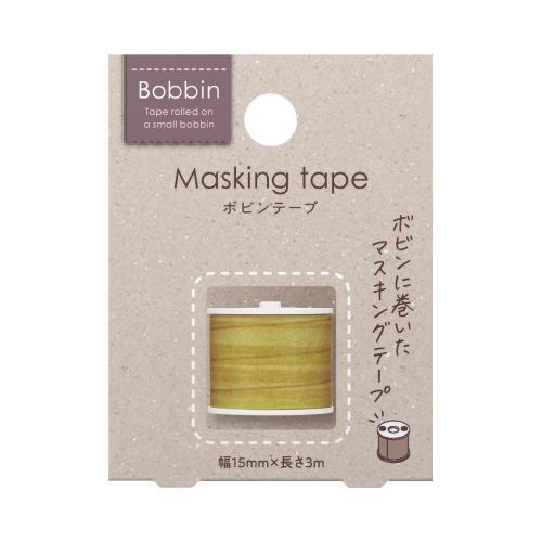 KOKUYO（コクヨ） ボビンテープ「Bobbin」 マスキングテープ糸巻・黄 T