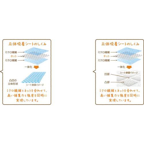 えりんこ 花王 クイックルワイパー立体吸着ドライシート 20枚 281982