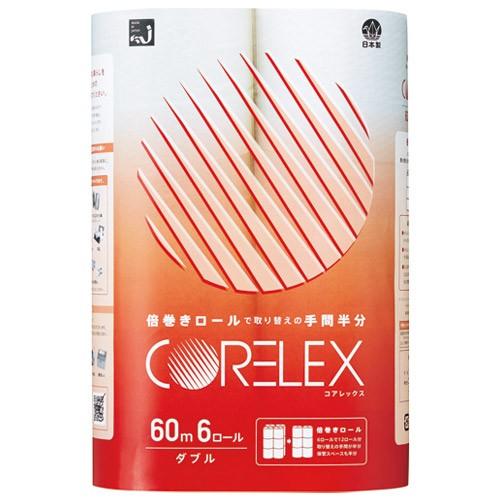 コアレックス信栄 コアレックス倍巻ロール　Ｗ　６Ｒ×８パック ０ ★10個パック
