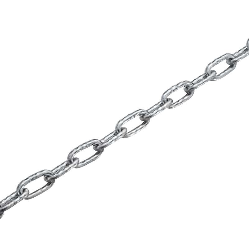 ニックス等 ステンレスチェーンプレートオブジェ 純正サイズ8倍 ステンレスチェーン 8B 8mm×30m SUS304 参考使用荷重480kg AK7052 浅野