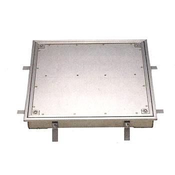 中部コーポレーション ボルトロック施錠式フロアーハッチ MS-BSP 350 (Pタイル用)ハンドル付