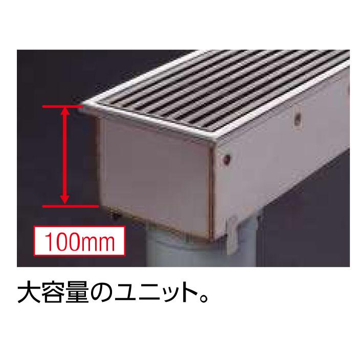 排水ユニット120　未使用 中部コーポレーション トラップ付排水ユニット SUSグレーチング深型 非