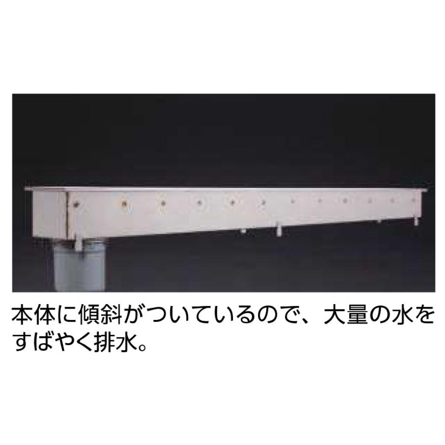 中部コーポレーション トラップ付排水ユニット SUSグレーチング深型
