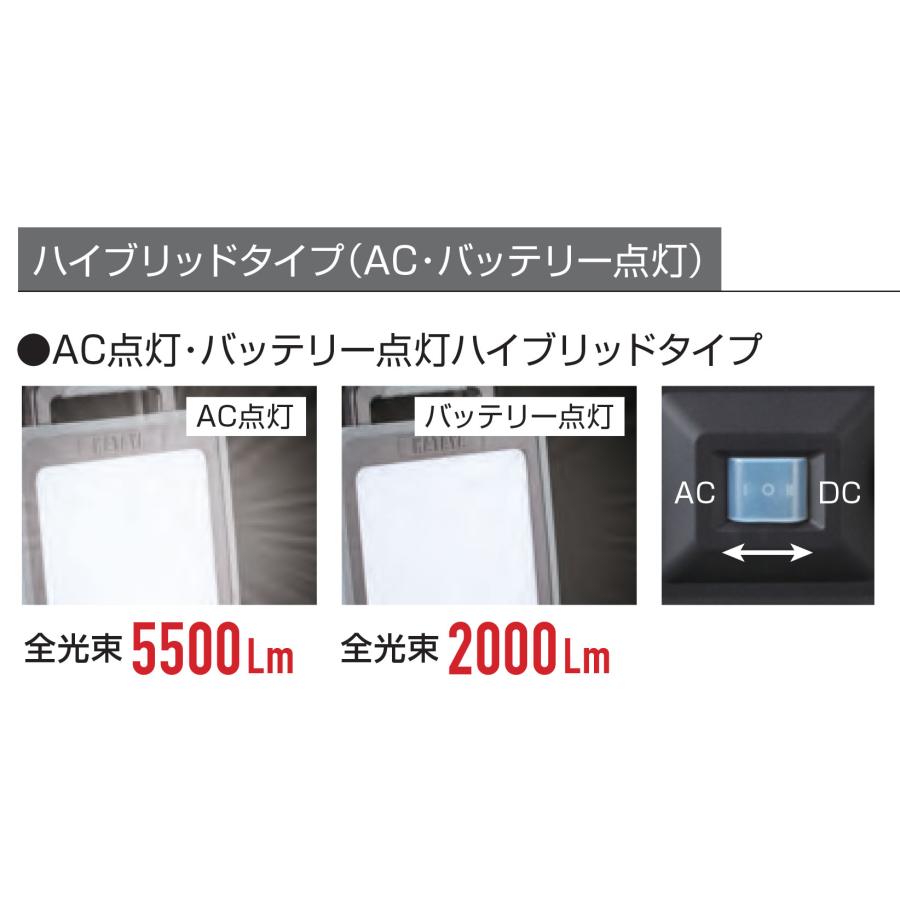 HATAYA（ハタヤ） 50W LEDケイ・ライト (屋外用) LWA-50KHB 50W 5m