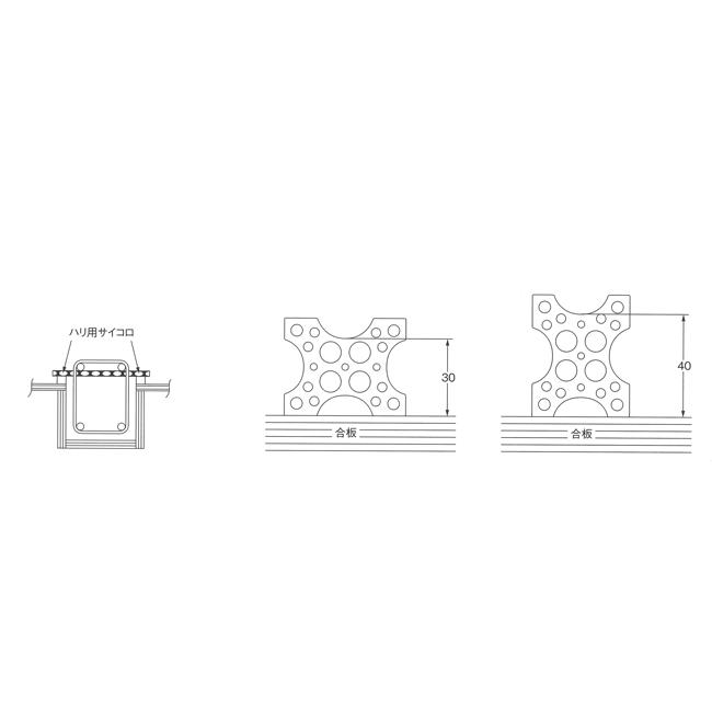 乾産業(株) ハリ用サイコロ H30-40 (500個入り)｜shimizu-kanamono｜02