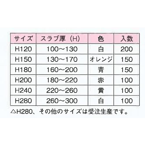 乾産業(株) 天端ポイント(バネ式) H180(青/160〜200mm)｜shimizu-kanamono｜02