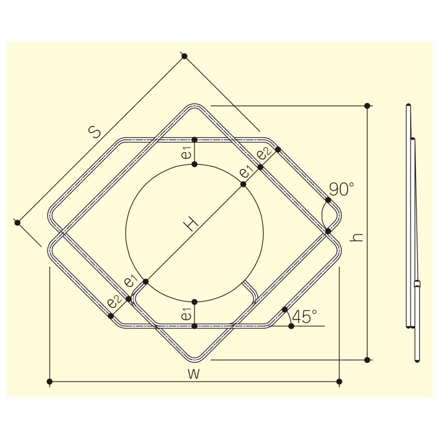 梁貫通孔補強筋 スーパーハリーZ Mタイプ MA (S6) 呼径100 2枚1 梁貫通孔補強筋 スーパーハリーZ Mタイプ MA (S6) 呼径100 2枚1