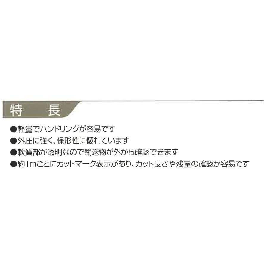 カクイチ サクションホース インダスGM2 呼称50mm 内径50.8mm×外径57.8mm 20m巻 吸水・排水用ホース_3