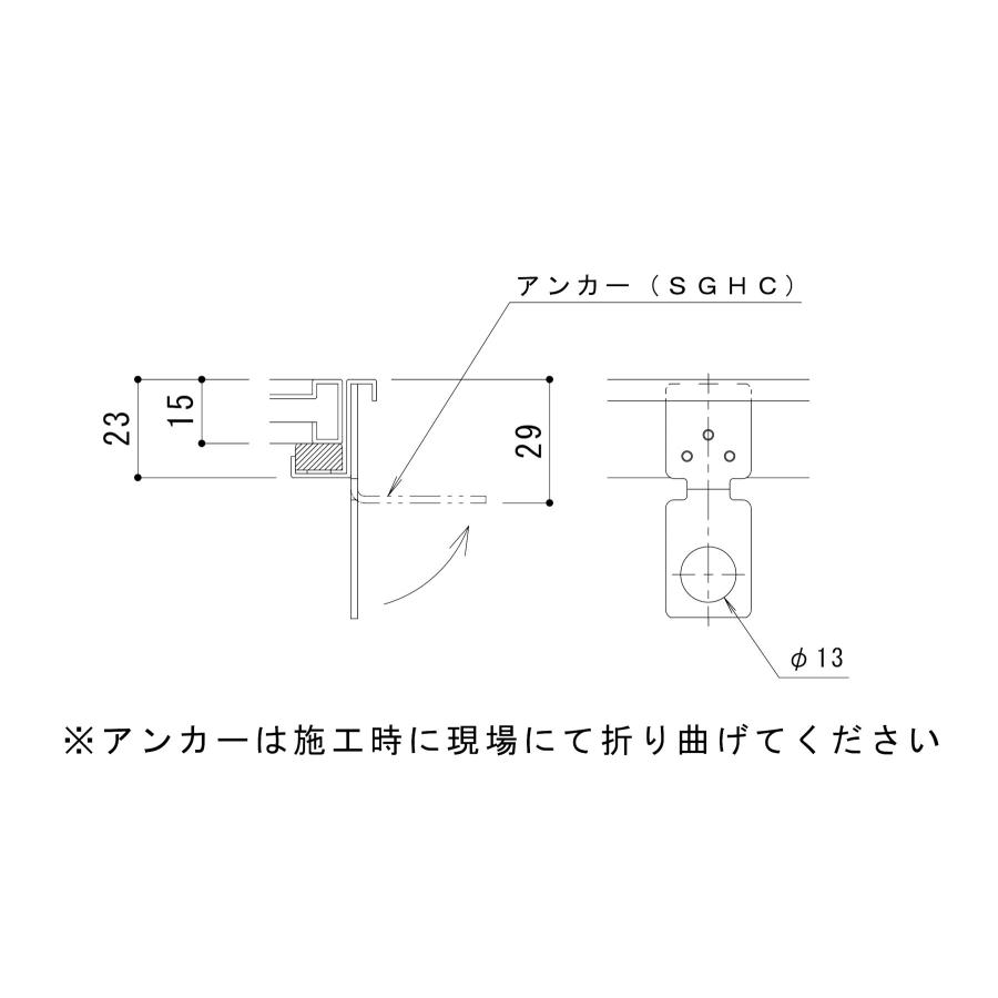 カネソウ ボルト固定式フロアーハッチ MSXM-P-600 張物用 屋内外用 密閉形 ハンドル付_3