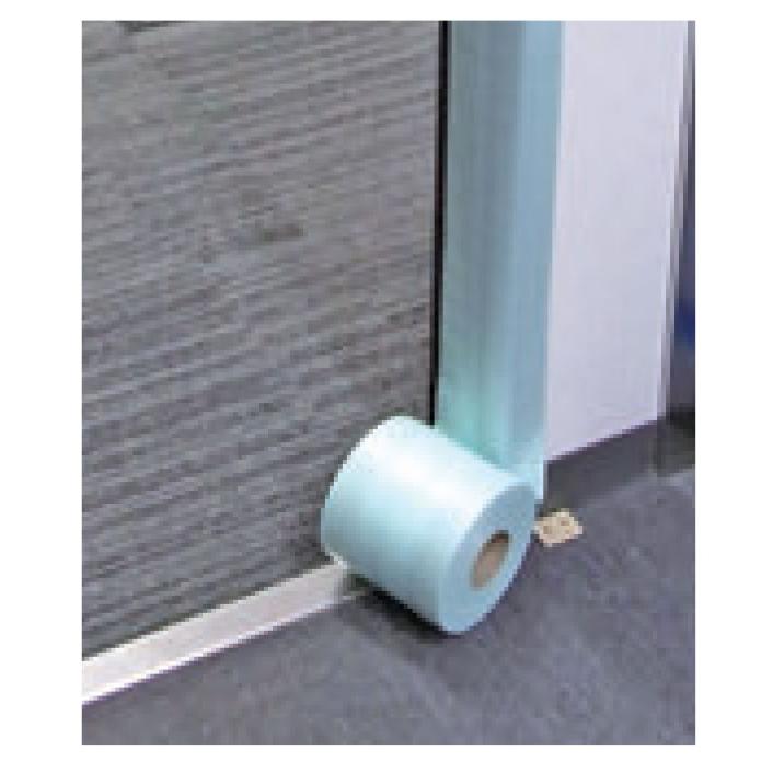 開口枠養生材 枠造FC100W 2.0mm×100mm×10m 養生用粘着テープ付 (12巻