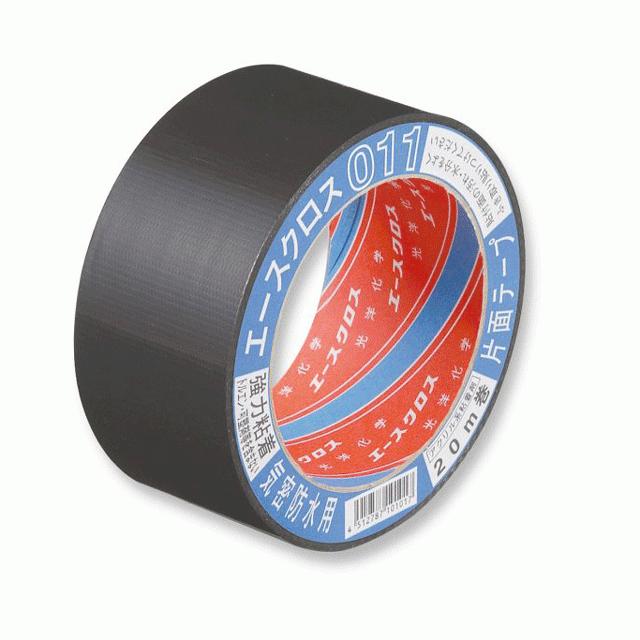 アクリル系気密テープ エースクロス011 黒 50mm×20m (30巻入り×3