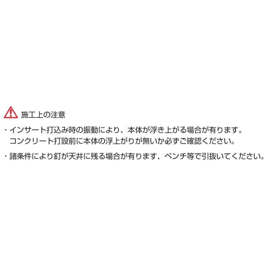 バリアス V-4045 白 W1/2 有効埋設45mm 木製合板用 重設備用 釘抜けタイプ (250個入り) 【取】 三門
