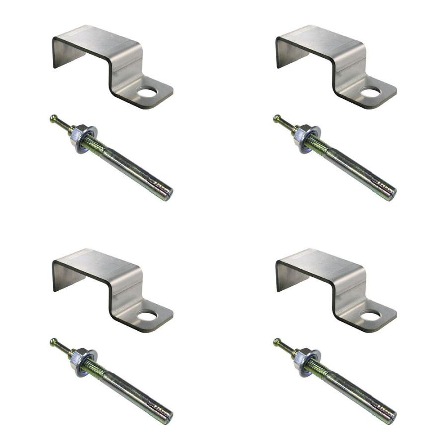 ベンチ固定用金具 アンカーCセット ベンチ1台分 (プレート4個