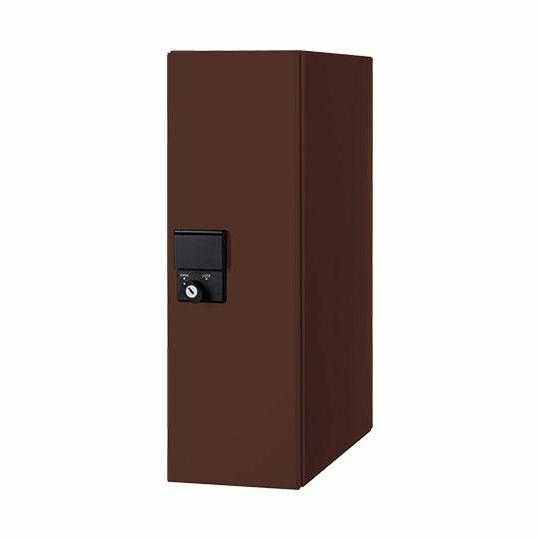 宅配ボックスSMART KS-TLU160-S500-DB (ダークブラウン) 前入前