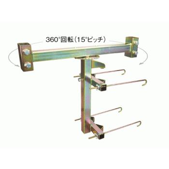 (株)伊藤製作所(ワンツウスリー) サインホルダー SBH-CN-300 (ガードケーブル支柱用)