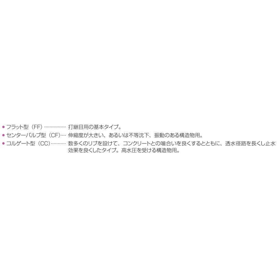 塩ビ製止水板 ポリビン止水板 フラット型 FF-F200×5 幅200mm×肉 塩ビ製止水板 ポリビン止水板 フラット型 FF-F200×5 幅200mm×肉