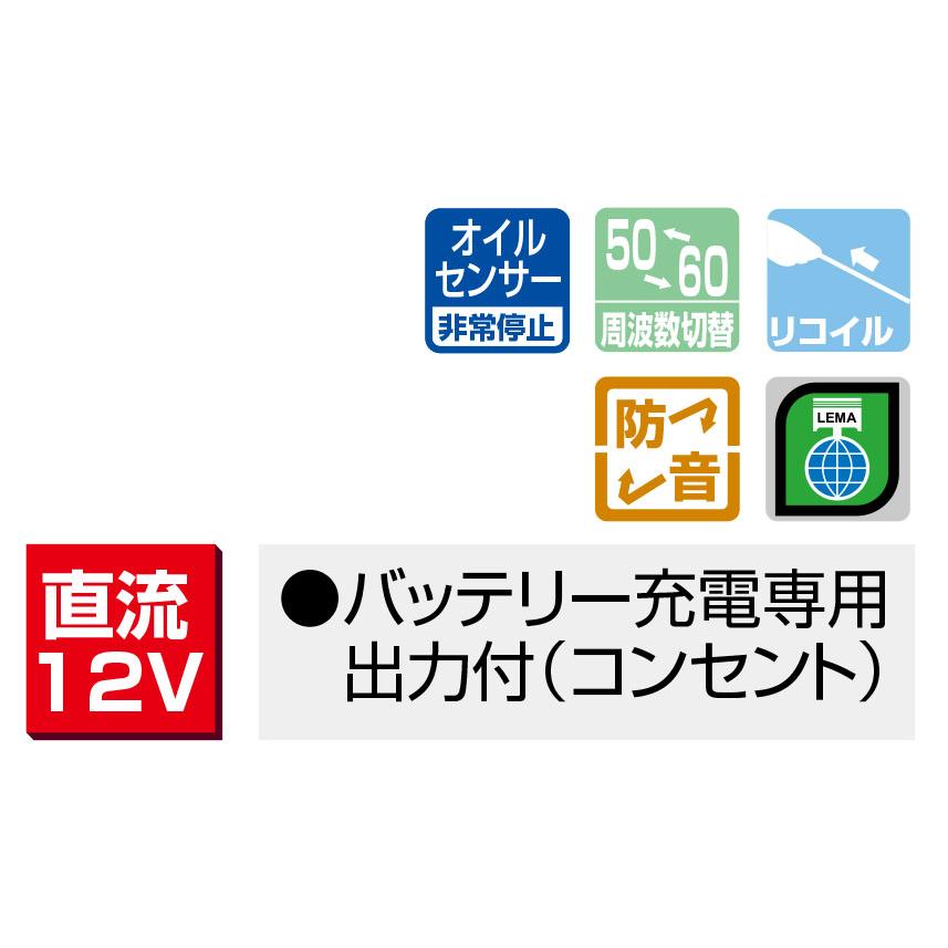 やまびこ インバーター発電機 IEG1600M-Y 定格出力1.6kVA 防音型 やまびこ インバーター発電機 IEG1600M-Y 定格出力1.6kVA 防音型