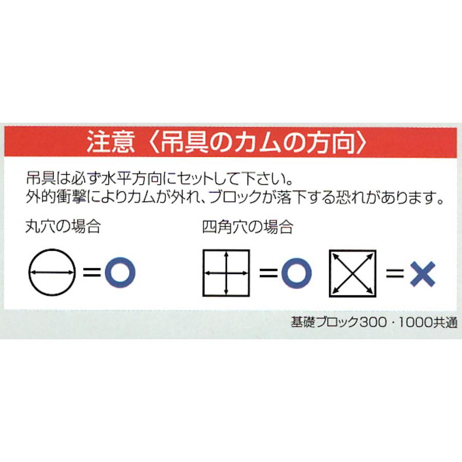 コンクリート吊クランプ 基礎ブロック内吊300 定格容量300kg 吊り具 サンキョウトレーディング｜shimizu-kanamono｜07