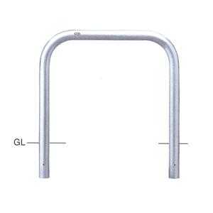 サンポール 車止め アーチ ステンレス製 8u10 800 固定式 Spl1491 清水金物 Biz 通販 Yahoo ショッピング