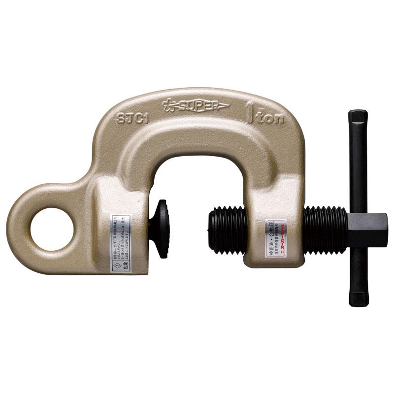 SUPER TOOL スーパーツール スクリューカムクランプJ型 SJC2 2TON 