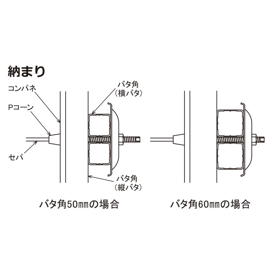 TG本体LG座金ライト W5/16×210mm バタ角50mm・60mm用 (50個入り