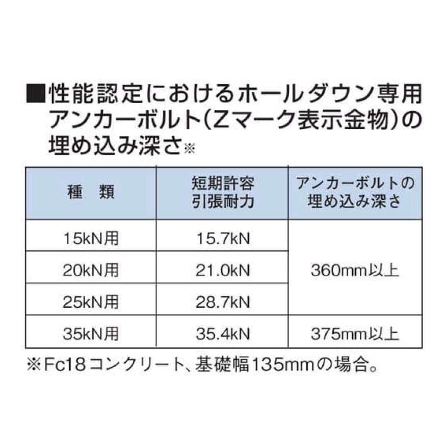 TANAKA タナカ ビスどめホールダウンU 25kN用 AF424600 (25個入り