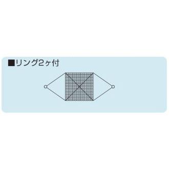 大洋製器工業 ワイヤーモッコ リング付 12×9 150目×1.5m角 使用荷重3