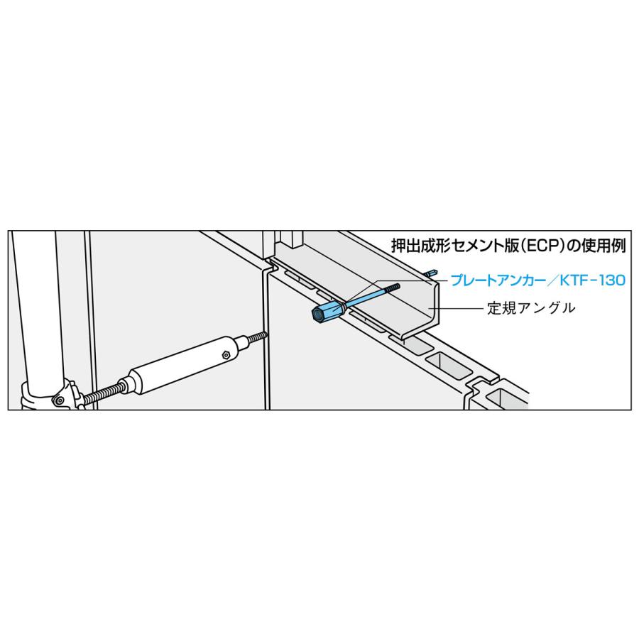 ゼン技研(株) プレートアンカー 首振りタイプ KTF-81 (50本入り ゼン技研(株) プレートアンカー 首振りタイプ KTF-81 (50本入り