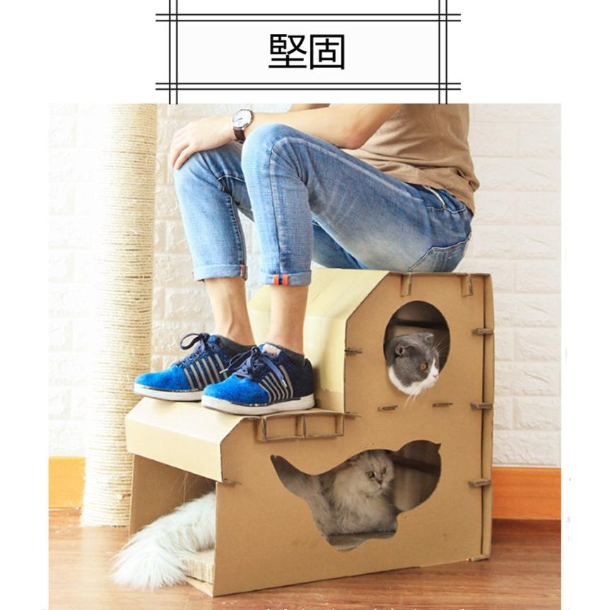 爪とぎ 猫 ペットの巣 つめとぎ 猫用品 二重段ボール 耐久 猫ハウス 多機能 スタンド型 家具破壊防止 syqmzb09 Uhd 通販 Yahoo ショッピング