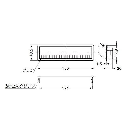人気ショップが最安値挑戦 スガツネ工業 配線孔キャップpc00z 180ez002 激安単価で Esiba Tg