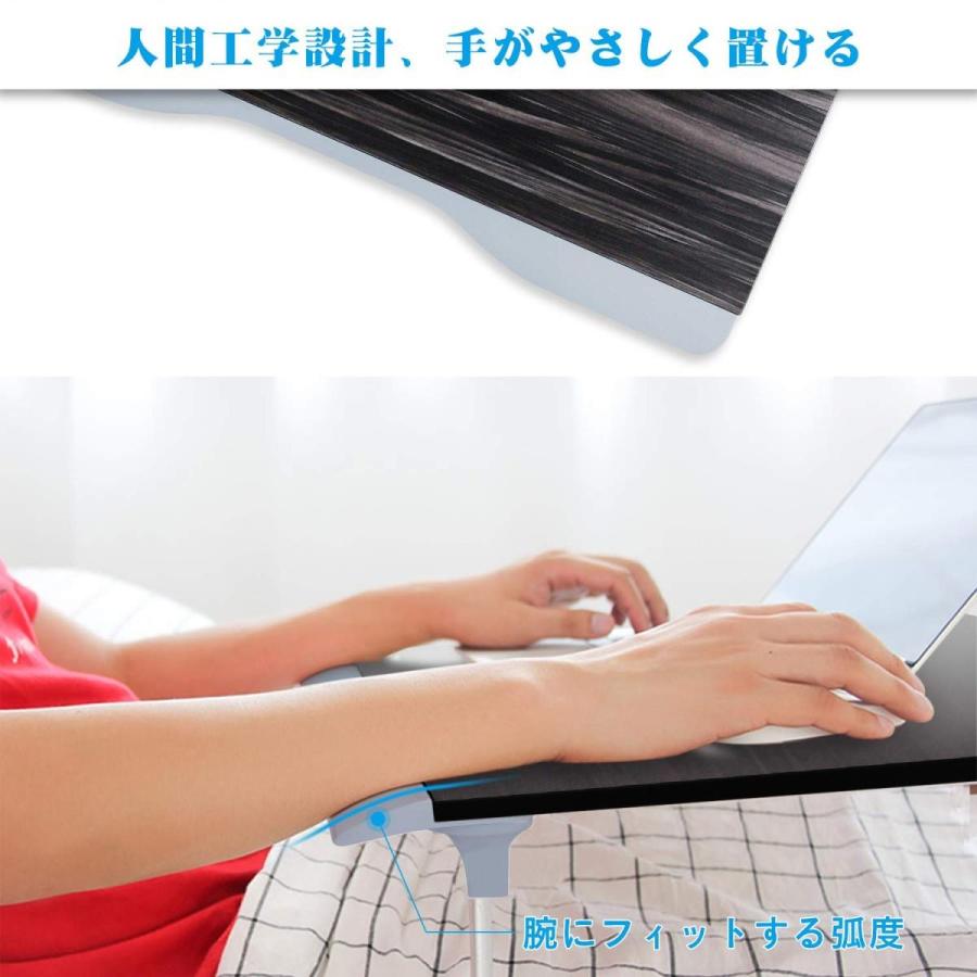半額品 Nearpow 折りたたみテーブル ベッドテーブル ローテーブル 腕保護 凹溝付き タブレット スマホスタンド 65 42 30cm 大容量 送料無料 Comodoors Com Br