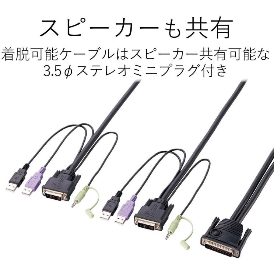 特売 エレコム Kvmスイッチ Pc切替機 Usb Dvi スピーカー 2台 Kvm Dvhdu2 気質アップ Www Muslimaidusa Org