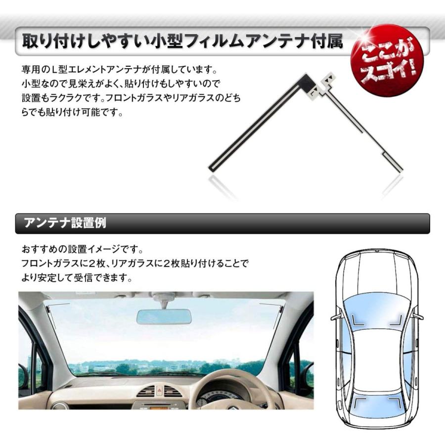 地デジチューナー フルセグチューナー 4x4 4 4 車載 Hdmi 地デジ フルセグ ワンセグ フィルムアンテナ 自動切替 Ft44f 003 清水ネットショップ 通販 Yahoo ショッピング