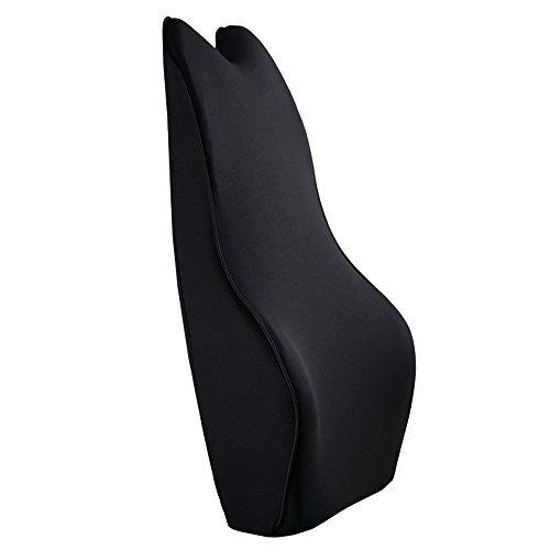 Aoomiya 腰痛 クッション 車 ランバーサポート 上下ゴムバンド付き シートクッション 背中 クッション 腰痛対策