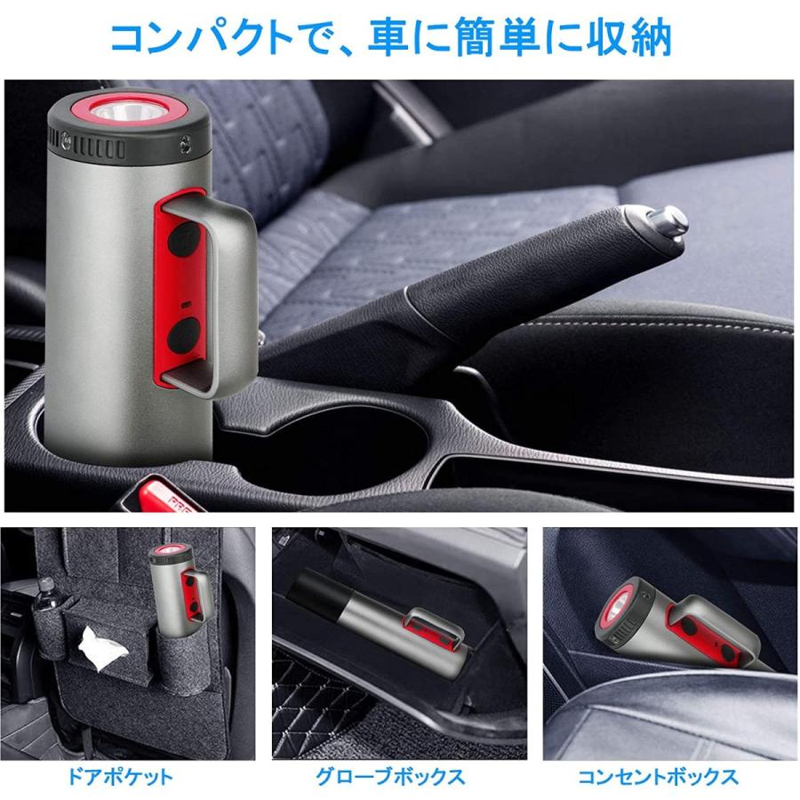 値引 Reexbon 車用掃除機 ハンディクリーナー コードレス ６kpa超強吸引力 静音性 小型掃除機 超軽量 充電式 Led照明 30 代引き手数料無料 Mag Pgma Co