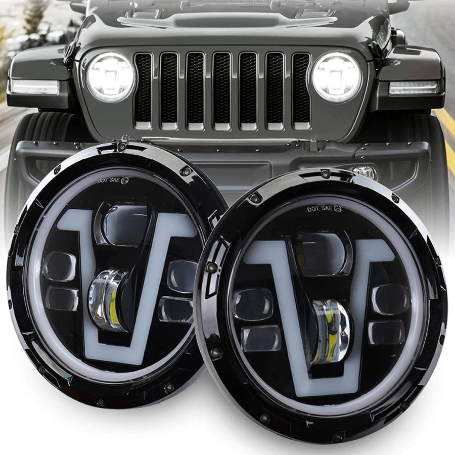 Xinyou Led 7インチ ヘッドライト Jkラングラーヘッドライト Hi Lo切り替え スズキ ジムニー トヨタ対応 Drlv型 白と 清水ネットショップ 通販 Yahoo ショッピング